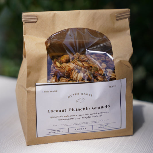 Coconut Pistachio Granola