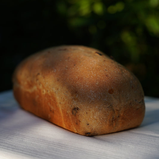 Whole Wheat Cinnamon Raisin Bread