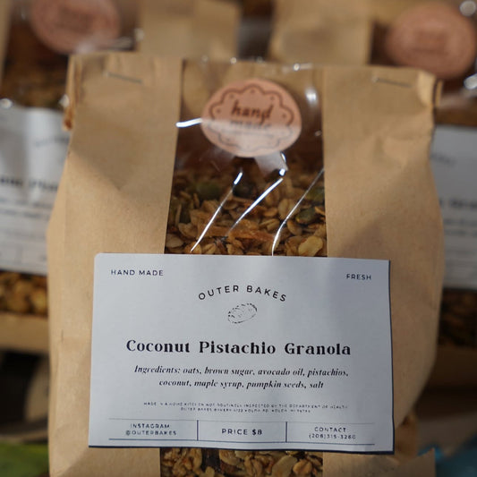 Coconut Pistachio Granola